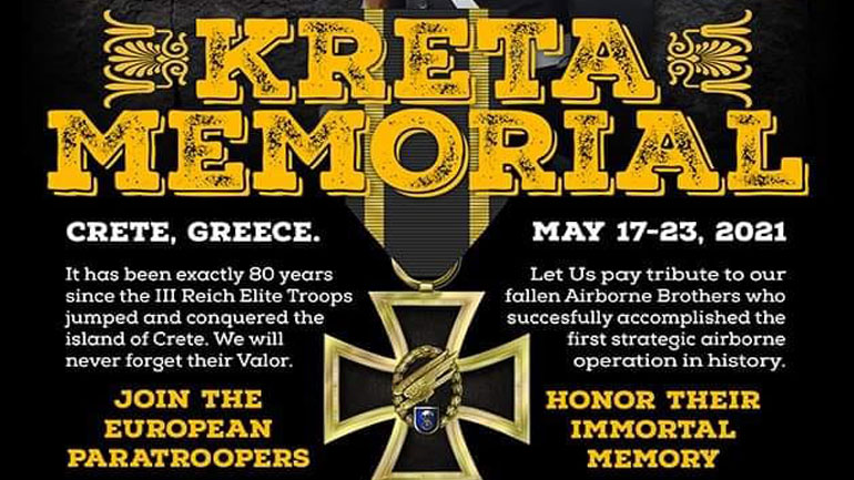 Ακραία πρόκληση: Οι «Ευρωπαίοι αλεξιπτωτιστές» θέλουν να τιμήσουν τους πεσόντες Ναζί στην Κρήτη! Ακραία πρόκληση: Οι «Ευρωπαίοι αλεξιπτωτιστές» θέλουν να τιμήσουν τους πεσόντες Ναζί στην Κρήτη!