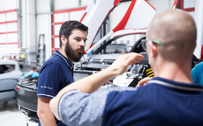 O ιδρυτής και CEO της Rimac Automobili, Mate Rimac.