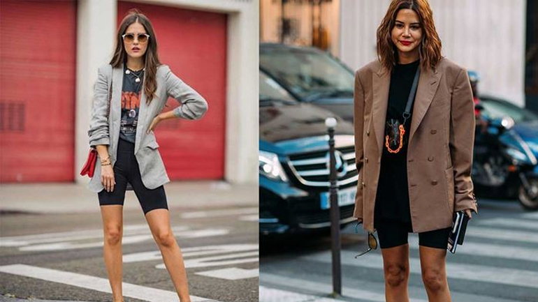 Biker shorts: Πώς να φορέσετε τα κολάν ποδηλασίας αυτή τη σεζόν!
