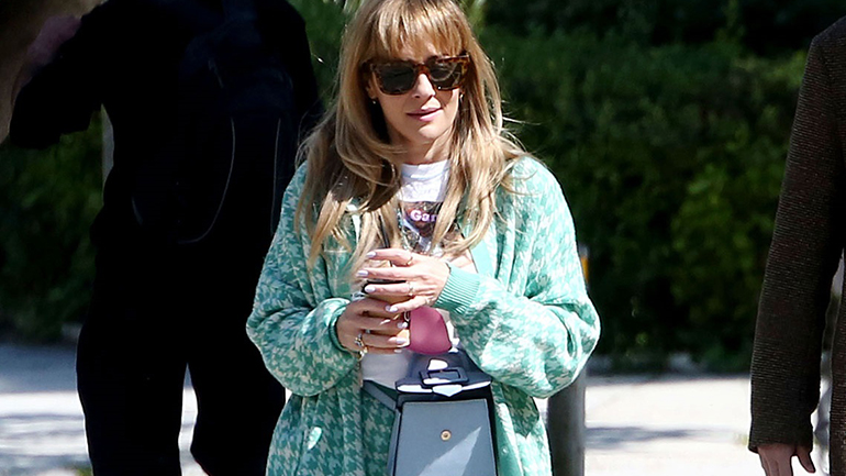 H Νατάσσα Μποφίλιου φόρεσε το pied-de-poule στην πιο ανοιξιάτικη εκδοχή του