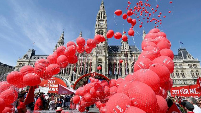 Ματαιώνεται για δεύτερη χρονιά το μεγάλο συλλαλητήριο της Πρωτομαγιάς στη Βιέννη λόγω κορωνοϊού