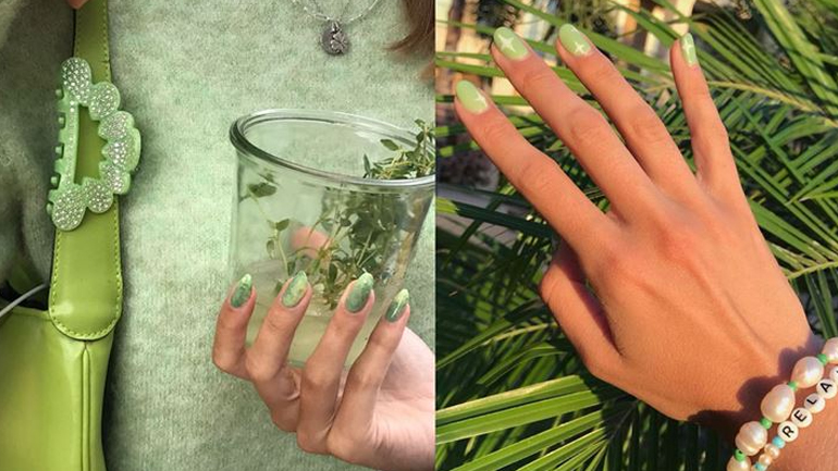 Matcha Nails: Η ιδανική απόχρωση για κάθε ανοιξιάτικο manicure