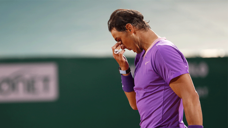 Τένις: Την… πάτησε και ο Ναδάλ στο Μόντε Κάρλο – Στα ημιτελικά ο Ρούμπλεφ!