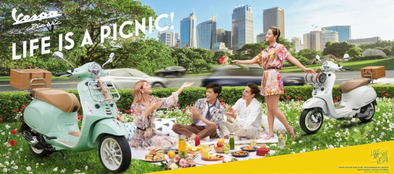 Vespa Primavera Pic Nic στην Μαλαισία και στην Ινδονησία