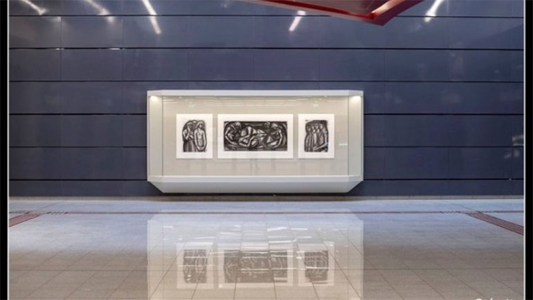 Ο «Επιτάφιος» του Α.Τάσσου στον σταθμό του Μετρό στη Νίκαια