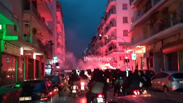 ΠΑΟΚ: Μηχανοκίνητη πορεία οπαδών για την επέτειο 95 χρόνων της ομάδας