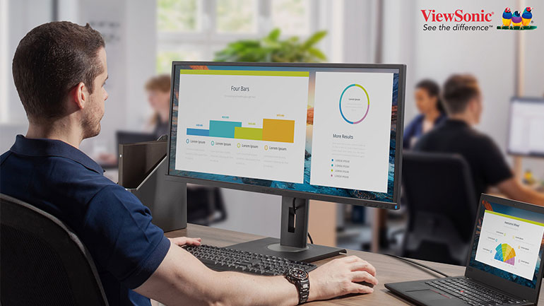 Η ViewSonic λανσάρει νέα monitors ιδανικά για “work from anywhere”