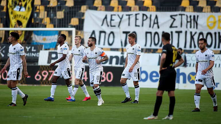 Νίκησε στο ντέρμπι με 1-0 και «έπιασε» τον Άρη ο ΠΑΟΚ Νίκησε στο ντέρμπι με 1-0 και «έπιασε» τον Άρη ο ΠΑΟΚ