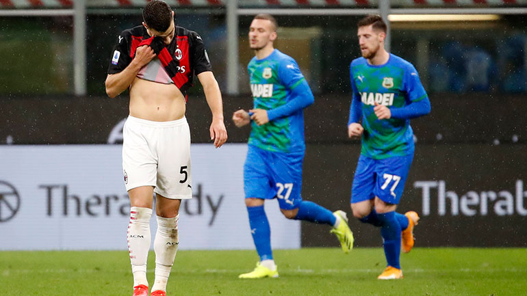 Ήττα για την Μίλαν, 2-1 η Σασουόλο