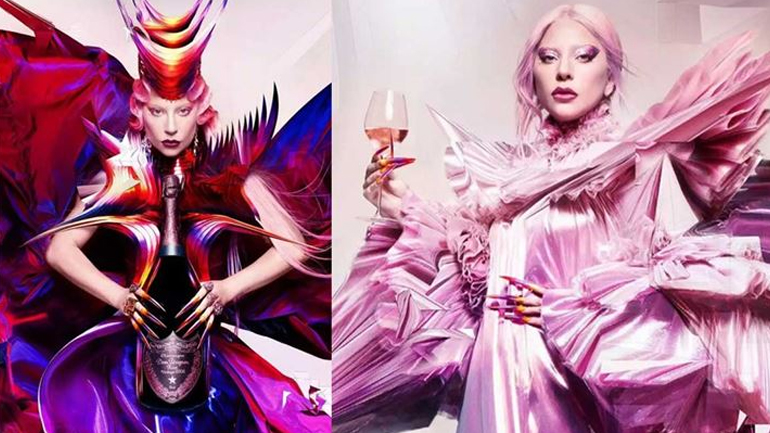 H Lady Gaga συνεργάζεται με τη θρυλική σαμπάνια Dom Pérignon
