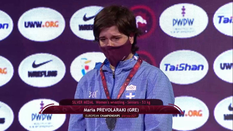Πάλη: «Ασημένια» στο ευρωπαϊκό πρωτάθλημα η Πρεβολαράκη