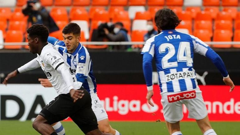 Ισόπαλες 1-1 Βαλένθια και Αλαβές