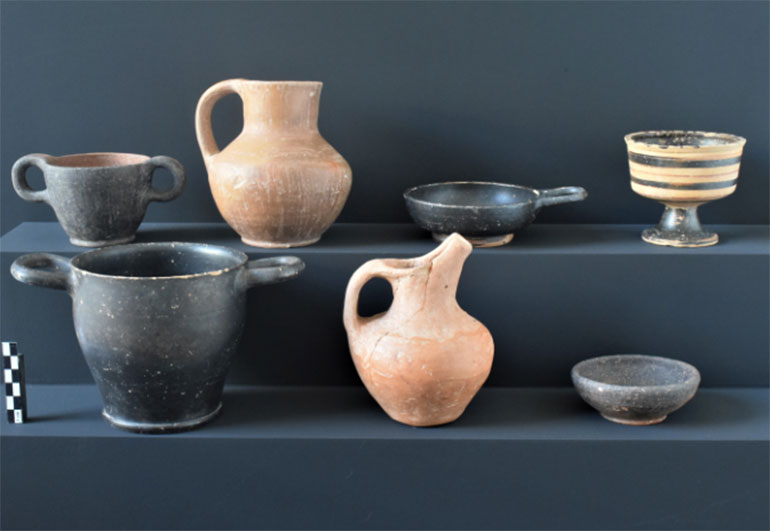 Πήλινα αγγεία των κλασικών και πρώιμων ελληνιστικών χρόνων, Κτερίσματα τάφων της περιόδου