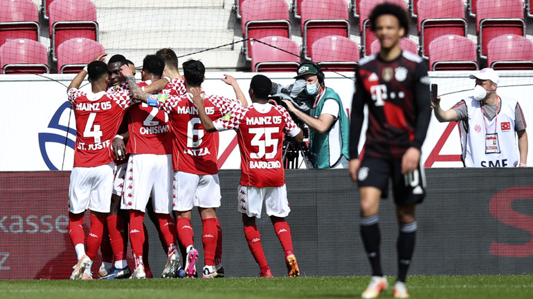 Καθυστέρησε η στέψη της Μπάγερν, ήττα 2-1 από την Μάιντς