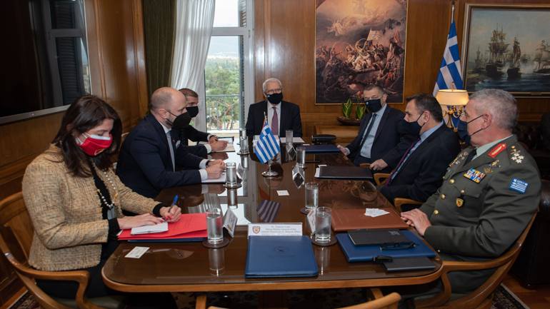 Συνάντηση του ΥΕΘΑ Νικόλαου Παναγιωτόπουλου με τον Υπουργό Εξωτερικών του Μαυροβουνίου Đorđe Radulović