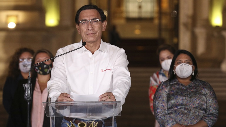 Περού: Θετικός στον κορωνοϊό ο πρώην πρόεδρος Βισκάρα παρά τον εμβολιασμό του