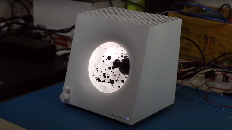 Ηχείο Bluetooth με οθόνη ferrofluid