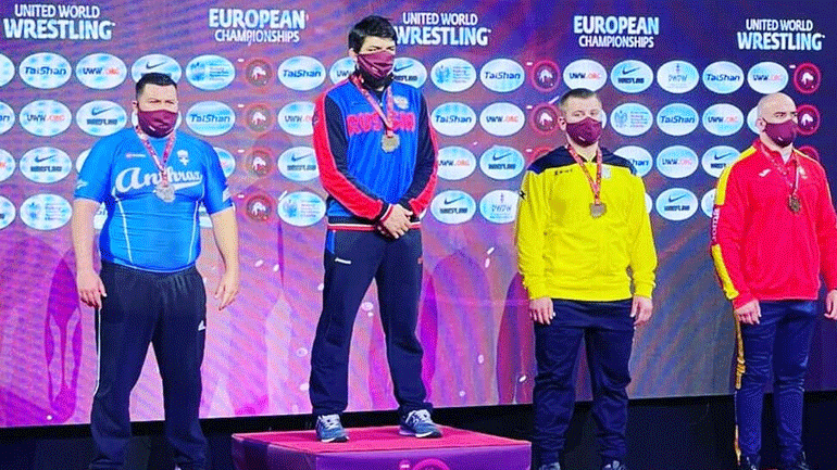 Πάλη: Ασημένιο μετάλλιο για τον Καργιωτάκη στο ευρωπαϊκό πρωτάθλημα