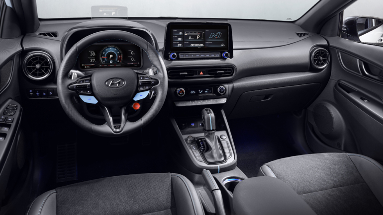 Εστιασμένο στον οδηγό το ταμπλό.