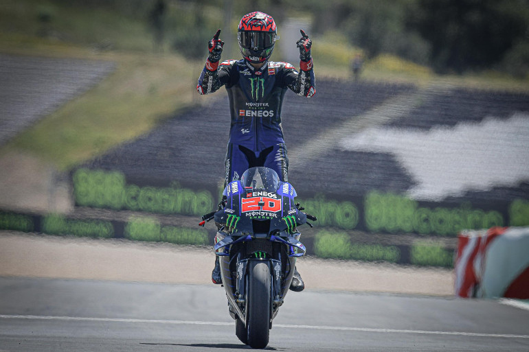 Ο πρωτοπόρος της βαθμολογίας Fabio Quartararo.