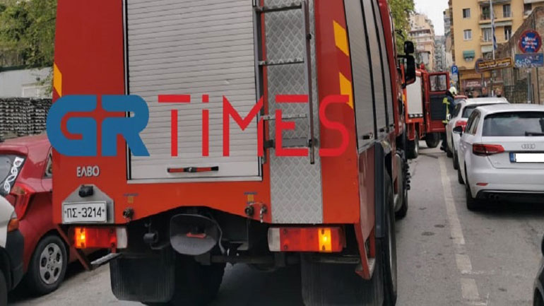 Πυρκαγιά σε διαμέρισμα στο κέντρο της Θεσσαλονίκης