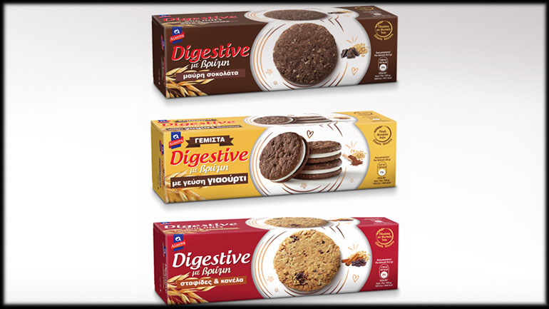 Νέα σειρά ΑΛΛΑΤΙΝΗ Digestive με Βρώμη