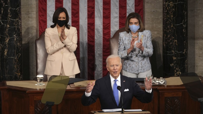 Σχεδόν 11,6 εκατ. Αμερικανοί παρακολούθησαν την ομιλία Μπάιντεν στο Κογκρέσο