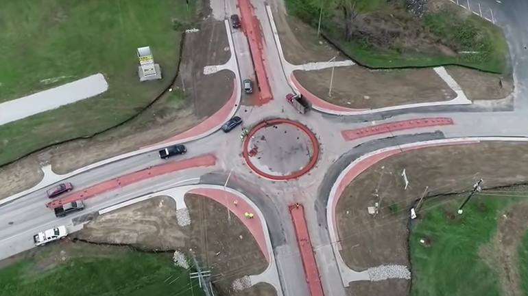 Κυκλικός κόμβος στο Κεντάκι Κυκλικός κόμβος στο Κεντάκι