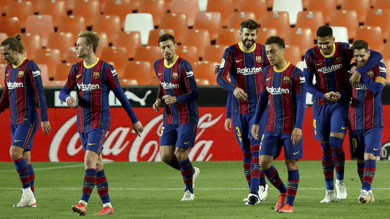 Με δύο γκολ του Μέσι η Μπαρτσελόνα 3-2 τη Βαλένθια