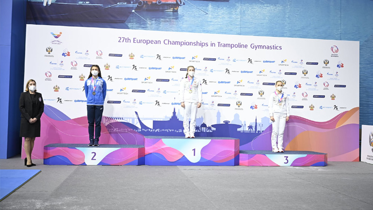 Ασημένιο μετάλλιο για την Αλεξάνδρα Εφραίμογλου στο ευρωπαϊκό πρωτάθλημα, στον ακροβατικό διάδρομο νεανίδων