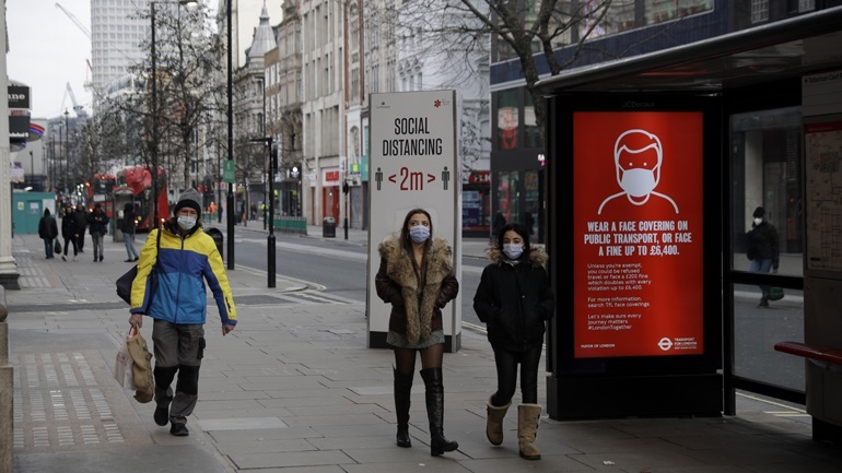Ηνωμένο Βασίλειο: Μόνο ένας θάνατος από κορωνοϊό το τελευταίο εικοσιτετράωρο
