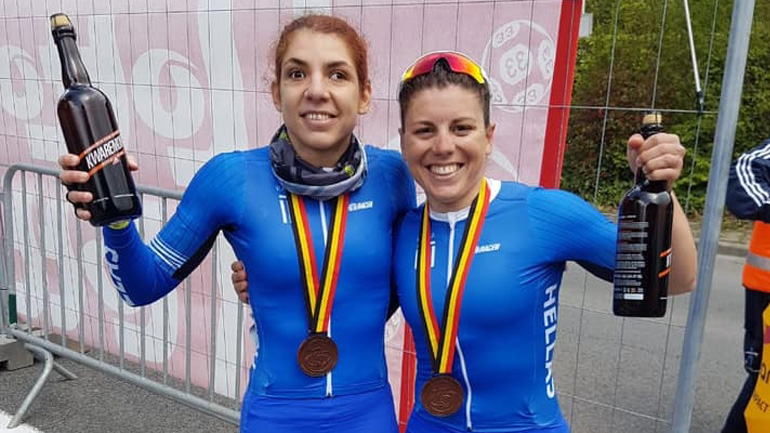 Ποδηλασία δρόμου: Δεύτερη θέση για την Ελ Λατίφ στην Φλάνδρα, χάλκινο μετάλλιο για το tandem των Σταμάτη-Μηλάκη