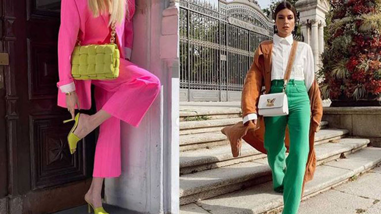 Τα πολύχρωμα παντελόνια είναι must για την Άνοιξη / Καλοκαίρι 2021