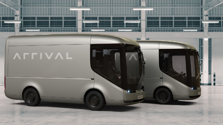 Αυτό είναι το van της Arrival το οποίο ήδη κυκλοφορεί στην Αγγλία.