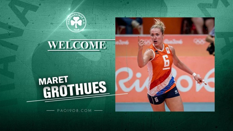 Βόλεϊ Γυναικών: Ο Παναθηναϊκός ανακοίνωσε την Γκροθούες