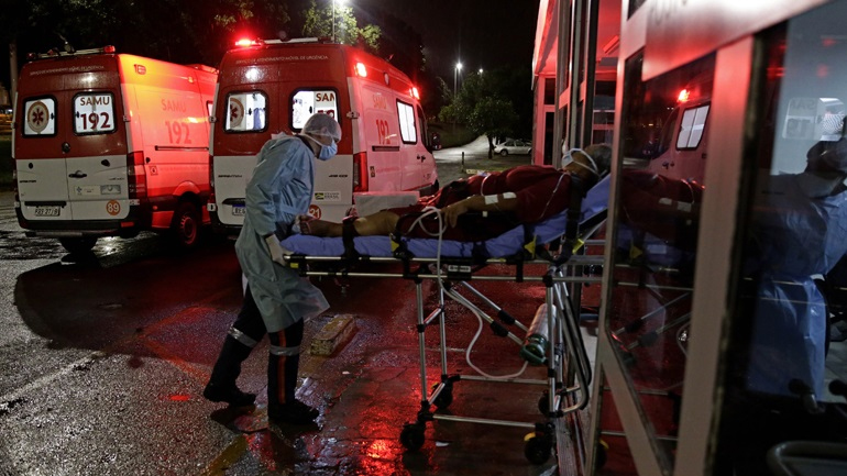 Covid-19: 2.550 θάνατοι το τελευταίο 24ωρο στη Βραζιλία