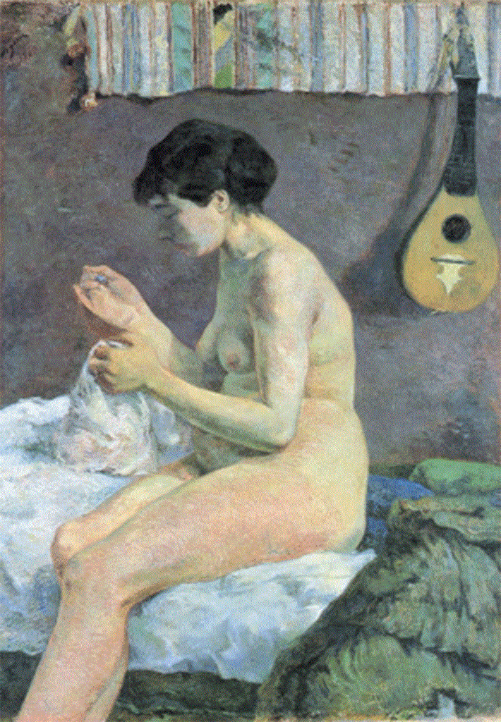 «Σπουδή γυμνού ή Η Σουζάνα ράβει» (1880)