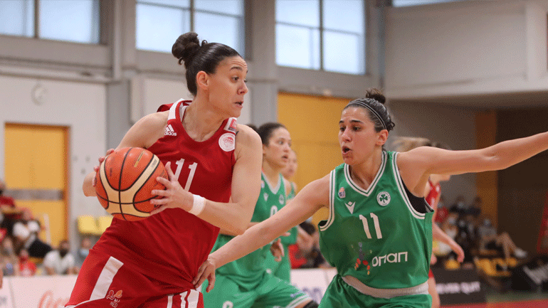 Μπάσκετ γυναικών: Πήρε το ντέρμπι «αιωνίων» και το πλεονέκτημα έδρας ο Ολυμπιακός, 66-56 τον Παναθηναϊκό