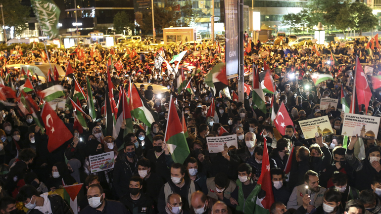 Διαδηλώσεις εναντίον του Ισραήλ στην Τουρκία