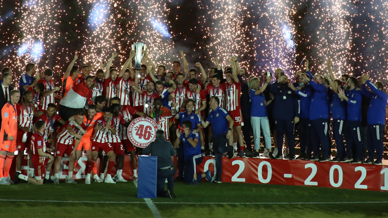 Γιόρτασε το 46ο πρωτάθλημα της ιστορίας του ο Ολυμπιακός