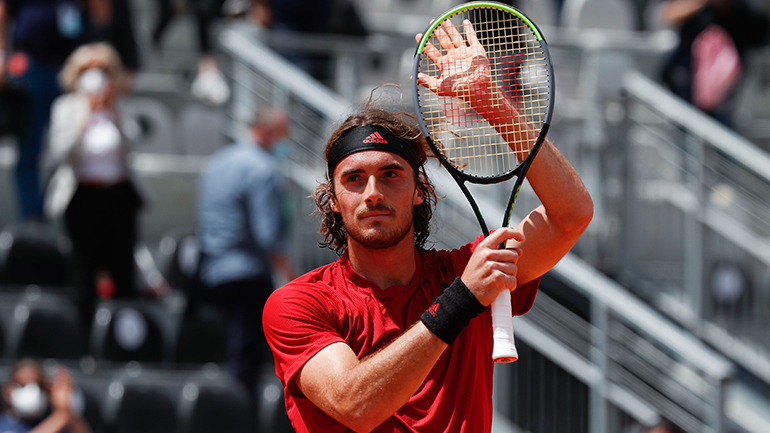 Όπεν Ρώμης: Στους «8» με τον Τζόκοβιτς ο Τσιτσιπάς