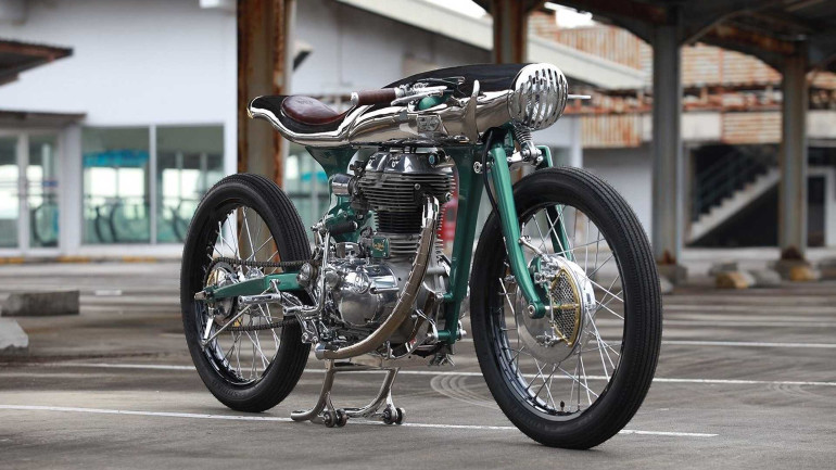 Αυτό το Bullet 500 μπαίνει εύκολα σε γκαλερί