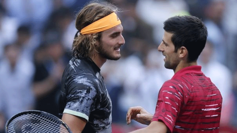 Διεκόπη λόγω βροχής ο προημιτελικός του Τσιτσιπά με τον Τζόκοβιτς στη Ρώμη