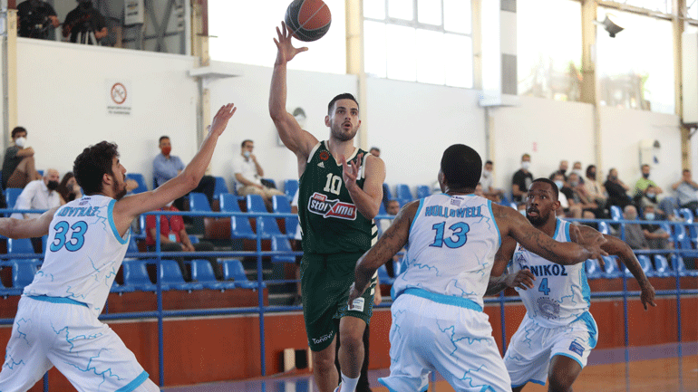 Στα ημιτελικά με δύο νίκες ο Παναθηναϊκός, 90-61 τον Ιωνικό