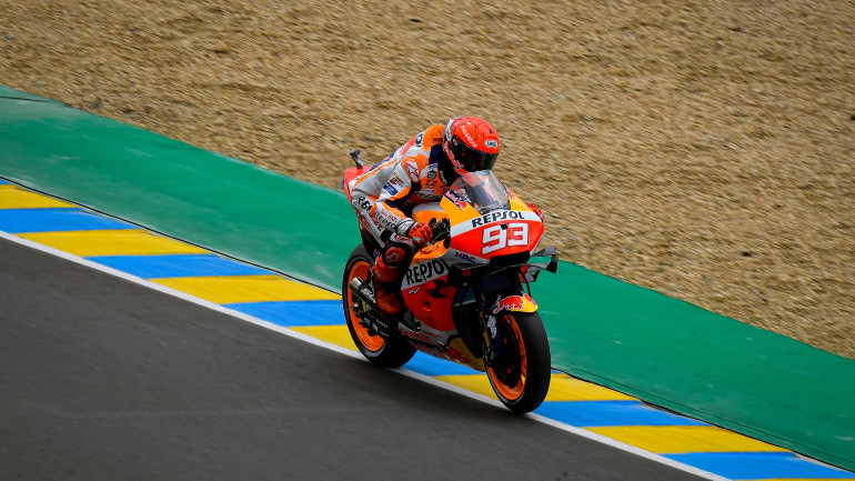 Εξαιρετική δουλειά παρά τις πτώσεις για τον Marquez στο Le Mans.