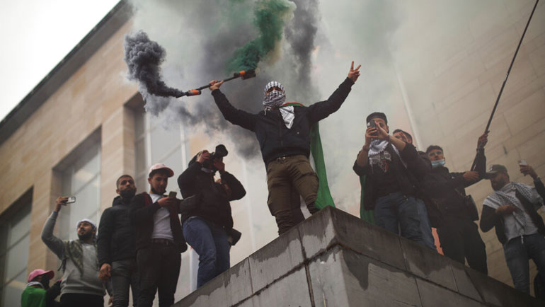 Βρυξέλλες: Περίπου 3.000 άνθρωποι διαδήλωσαν ενάντια στη βία των τελευταίων ημερών