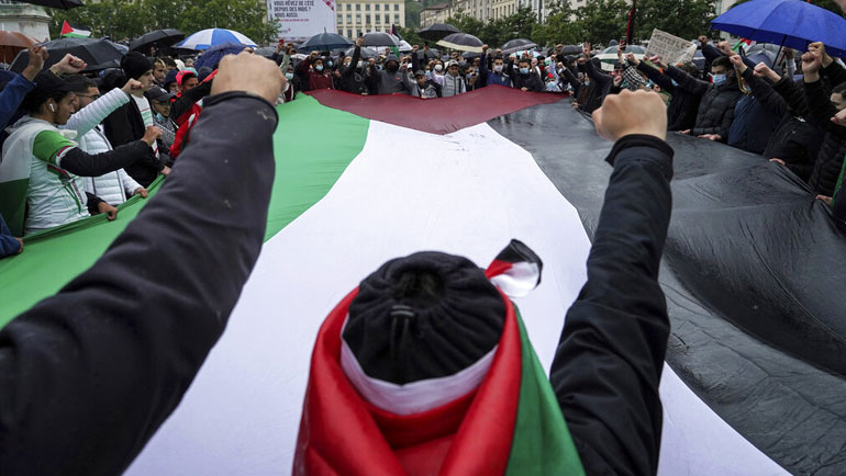 Γαλλία: Συγκρούσεις της αστυνομίας με διαδηλωτές υπέρ των Παλαιστινίων στο Παρίσι