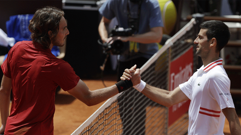 Ήττα στις λεπτομέρειες για τον συγκλονιστικό Τσιτσιπά στη Ρώμη – Έχασε με 2-1 σετ από τον Τζόκοβιτς