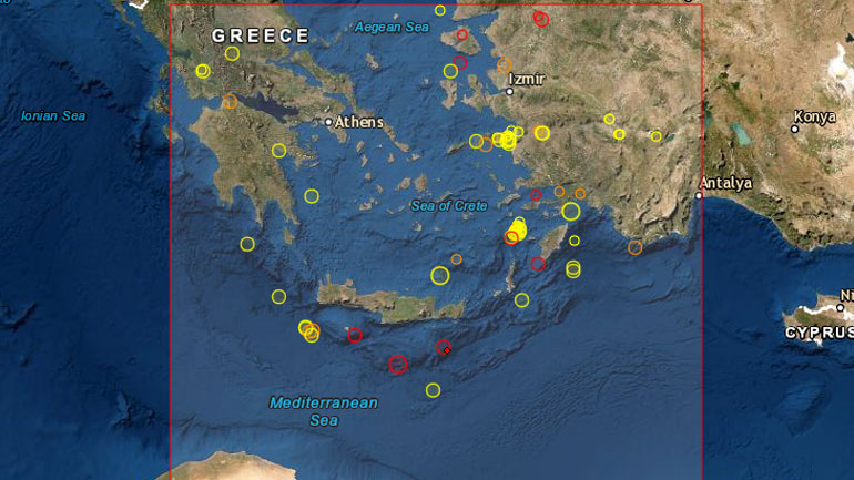 Σεισμική δόνηση 3,4 Ρίχτερ στην Ιεράπετρα