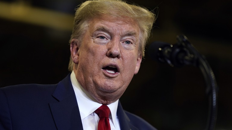 Τραμπ: «Η έρευνα σε βάρος μου είναι μια απεγνωσμένη αναζήτηση ενός εγκλήματος»